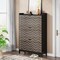 Tribesigns Modern Shoe Storage Cabinet With 3 Flip Doors And Adjustable Shelf